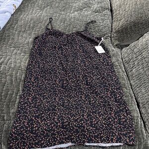 a.n.a Black and Pink  Spring Floral Women's Dress